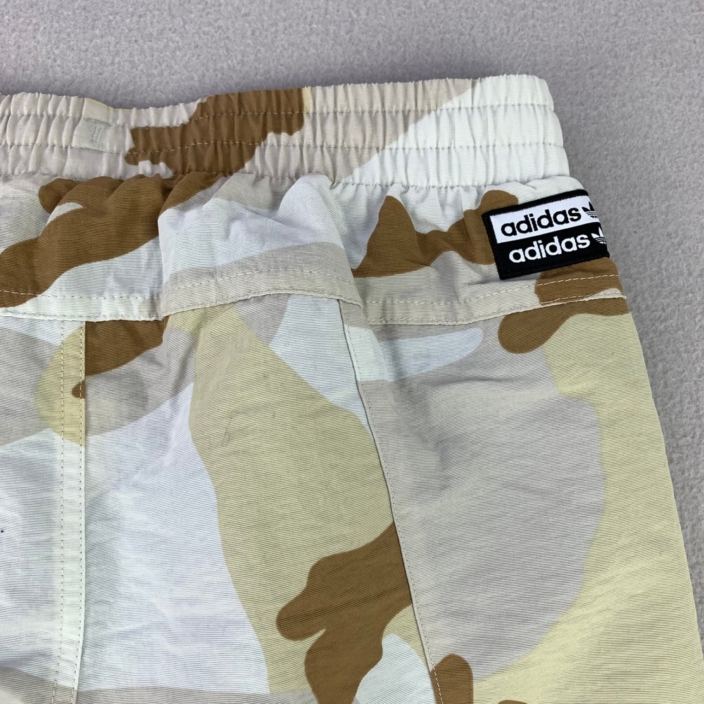 Adidas Originals Camo Track Pants Women S Tan Desert Camouflage Logo Streetwear - Picture 6 of 12